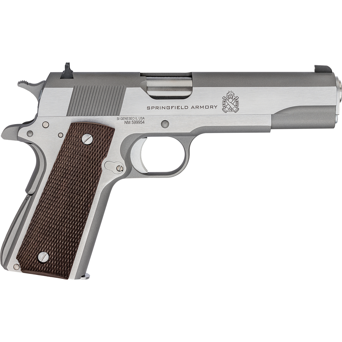 DEFEND YOUR LEGACY SERIES 1911 MIL-SPEC .45 ACP HANDGUN – STAINLESS - 1
