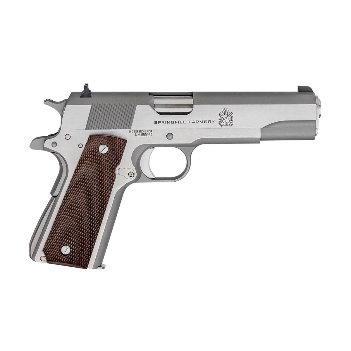 DEFEND YOUR LEGACY SERIES 1911 MIL-SPEC .45 ACP HANDGUN – STAINLESS - 1
